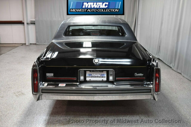 1989 Black Cadillac Brougham Sedan