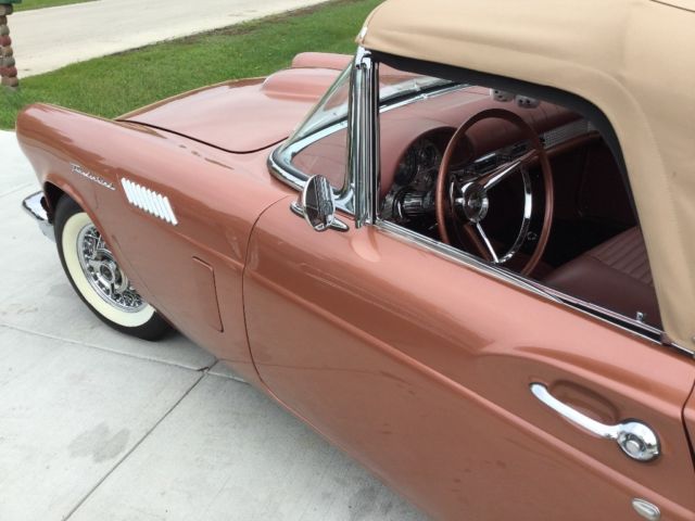 1957 BRONZE TAN Ford Thunderbird Convertible