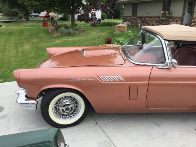 1957 BRONZE TAN Ford Thunderbird Convertible