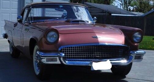 1957 BRONZE TAN Ford Thunderbird Convertible
