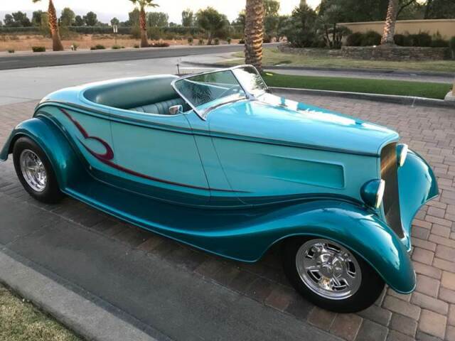 1933 Blue Ford Brizio Street Rod Coupe