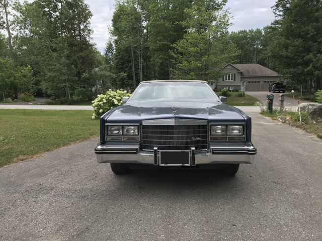 1984 Blue Cadillac Eldorado Convertible