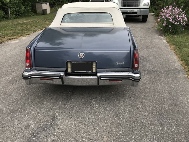 1984 Blue Cadillac Eldorado Convertible