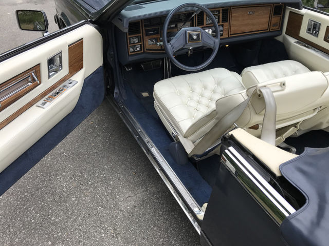 1984 Blue Cadillac Eldorado Convertible