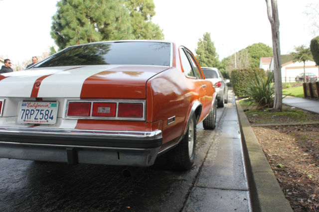1977 Red Chevrolet Nova Coupe