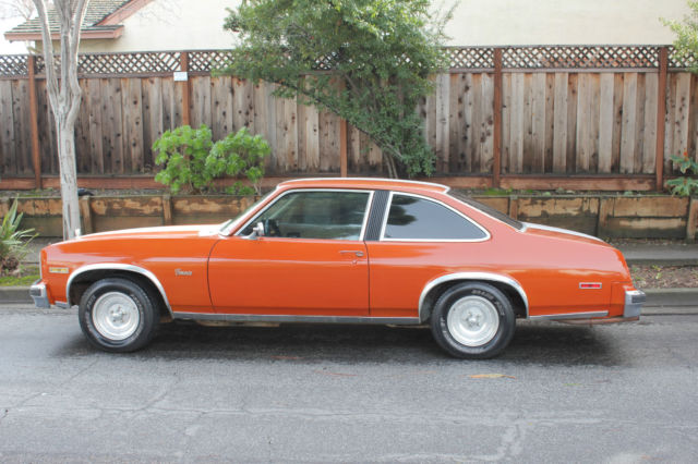 1977 Red Chevrolet Nova Coupe