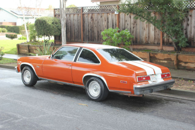 1977 Red Chevrolet Nova Coupe