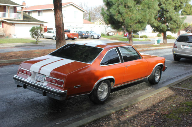 1977 Red Chevrolet Nova Coupe
