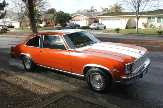 1977 Red Chevrolet Nova Coupe
