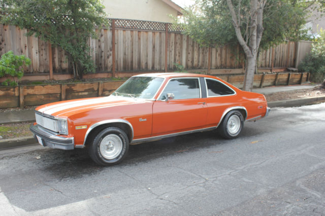 1977 Red Chevrolet Nova Coupe