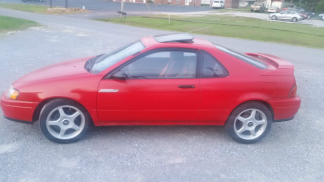 1994 Red Toyota Paseo Coupe