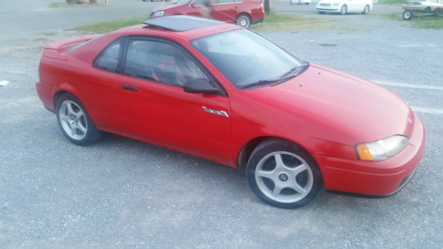 1994 Red Toyota Paseo Coupe