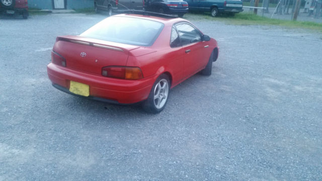 1994 Red Toyota Paseo Coupe