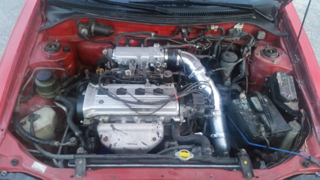 1994 Red Toyota Paseo Coupe