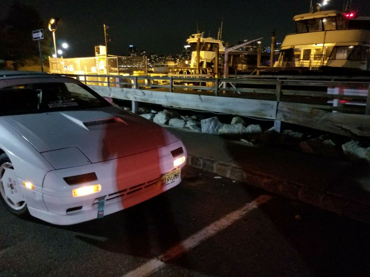1988 White Mazda RX-7 Coupe