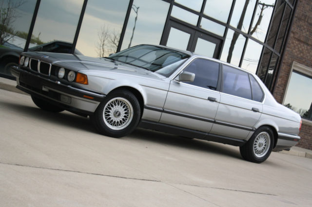 1989 Gray BMW 7-Series Sedan