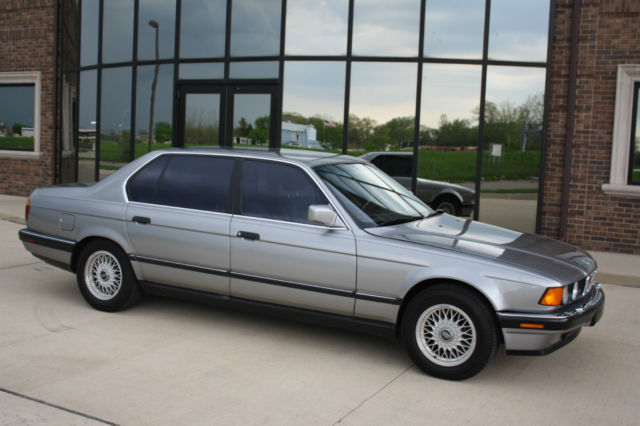 1989 Gray BMW 7-Series Sedan