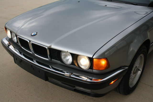 1989 Gray BMW 7-Series Sedan