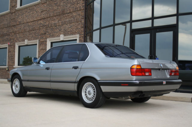 1989 Gray BMW 7-Series Sedan
