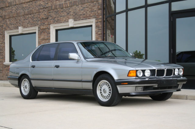 1989 Gray BMW 7-Series Sedan
