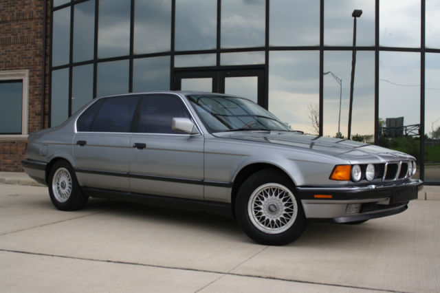 1989 Gray BMW 7-Series Sedan