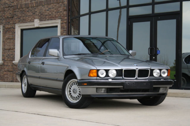 1989 Gray BMW 7-Series Sedan