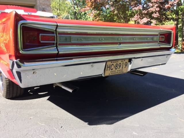 1966 Red Dodge Coronet Convertible
