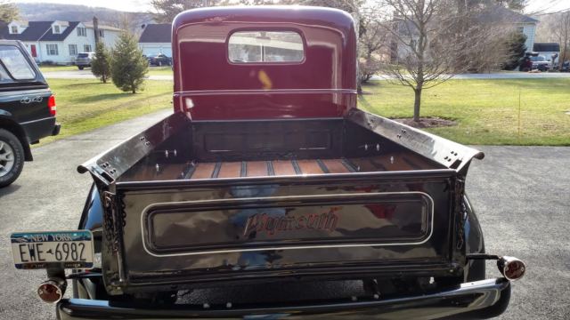 1940 Maroon/Black Plymouth Other Standard Cab Pickup