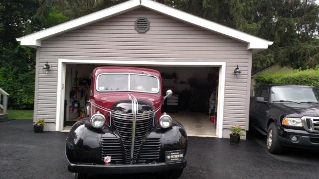1940 Maroon/Black Plymouth Other Standard Cab Pickup