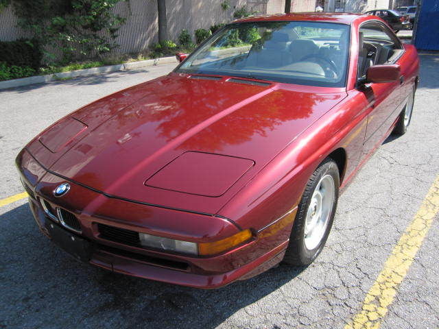 19910000 Burgundy BMW 8-Series Coupe