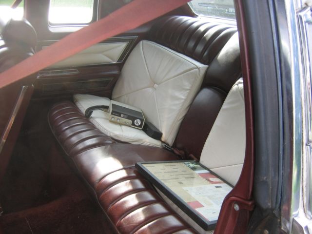 1977 Burgundy Lincoln Continental Coupe