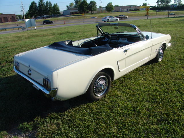 1966 White Ford Mustang Convertible
