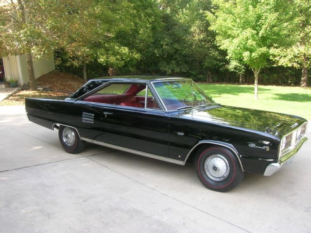 1966 BLACK Dodge Coronet 2 DOOR HARD TOP