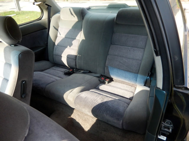 1990 Black Honda Accord Coupe