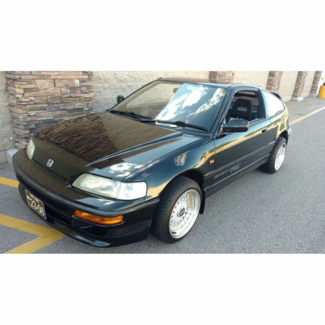 1990 Black Honda CRX Sport
