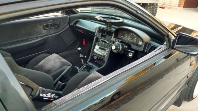 1990 Black Honda CRX Sport