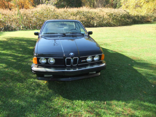 1987 BLACK BMW M6 BIG COUPE M6