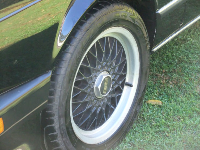 1987 BLACK BMW M6 BIG COUPE M6