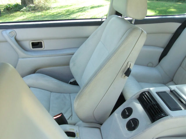 1987 BLACK BMW M6 BIG COUPE M6