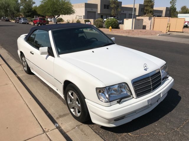 1994 White Mercedes-Benz E-Class Convertible