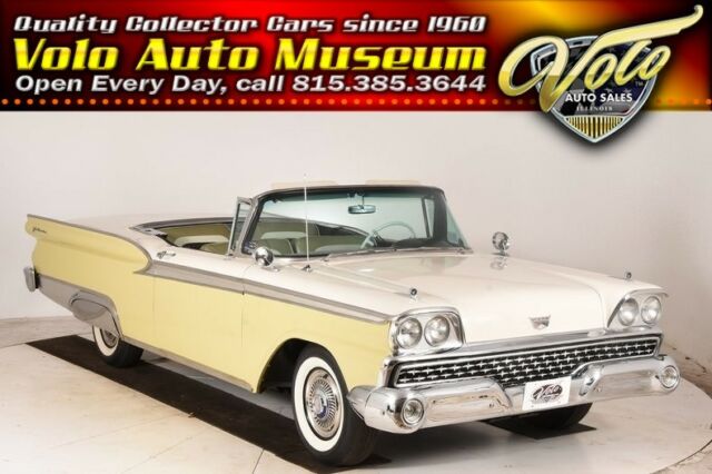1959 Gold Ford Fairlane Convertible
