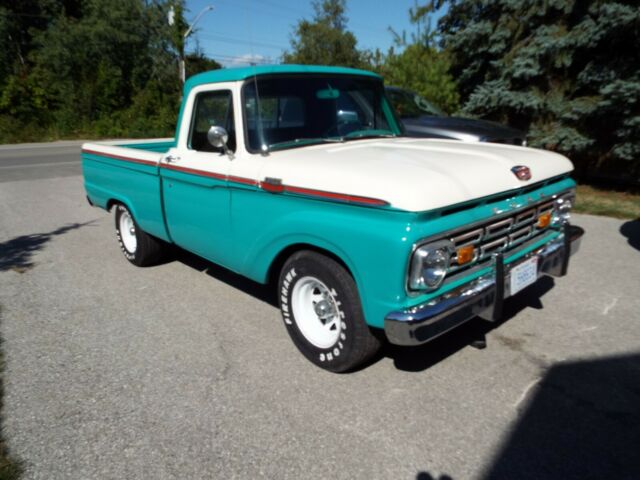 1964 Green & White Ford F-100 Standard Cab Pickup
