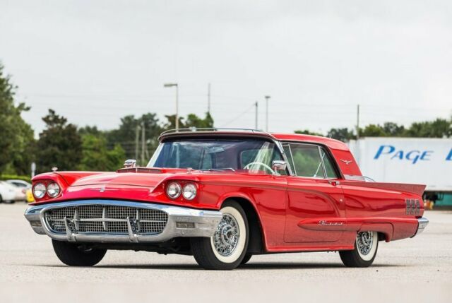 1960 Red Ford Thunderbird Coupe