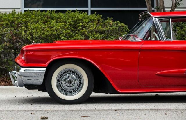 1960 Red Ford Thunderbird Coupe