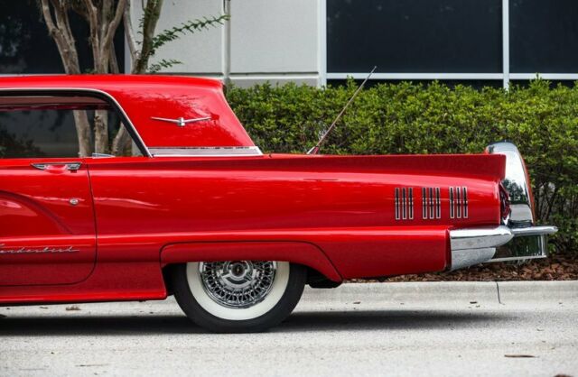 1960 Red Ford Thunderbird Coupe