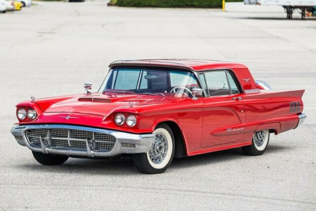 1960 Red Ford Thunderbird Coupe