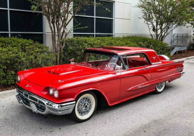 1960 Red Ford Thunderbird Coupe