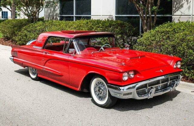 1960 Red Ford Thunderbird Coupe