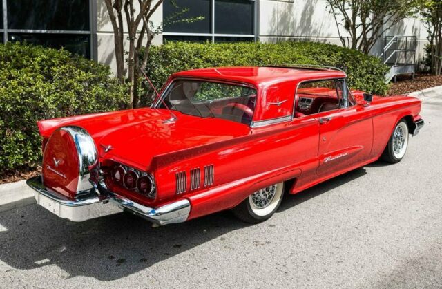 1960 Red Ford Thunderbird Coupe