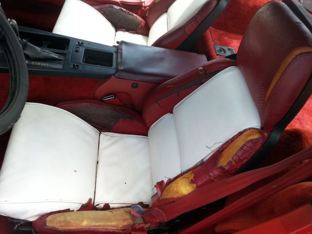 1987 Red Chevrolet Corvette Hatchback